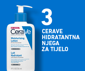Preporučena upotreba CeraVe Hidratantnog losiona za tijelo u kombinaciji s CeraVe proizvodima za čišćenje i njegu lica